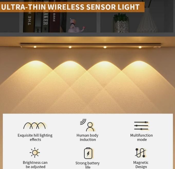 LED PIR Motion Sensor Cabinet With USB Rechargeble |🔥FLAT 50% OFF SAVING🔥